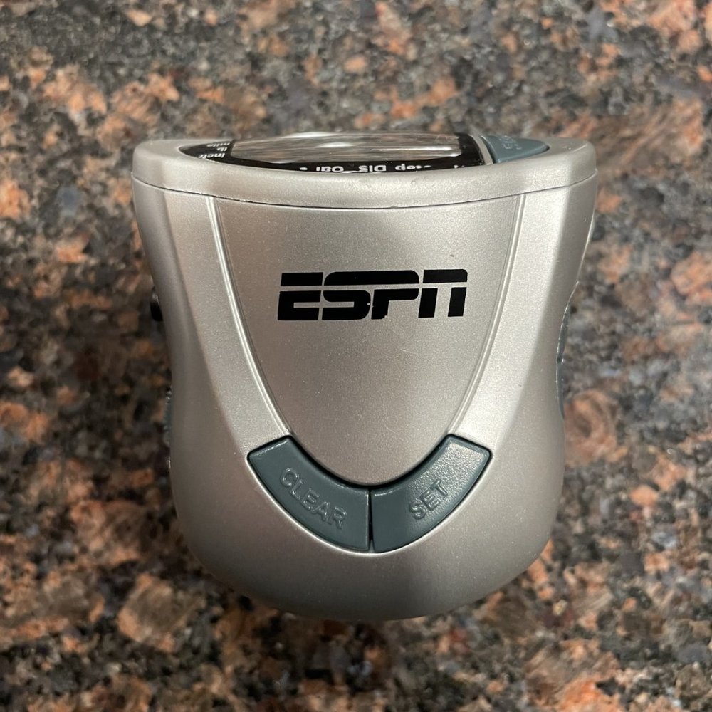 ESPN FM Radio Scanner Run Step Calorie Counter Walking Distance Pedometer